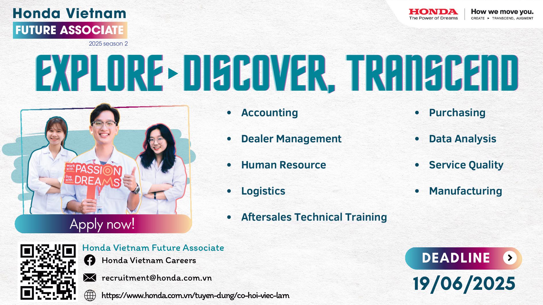 Honda Vietnam Future Associate Program 2025