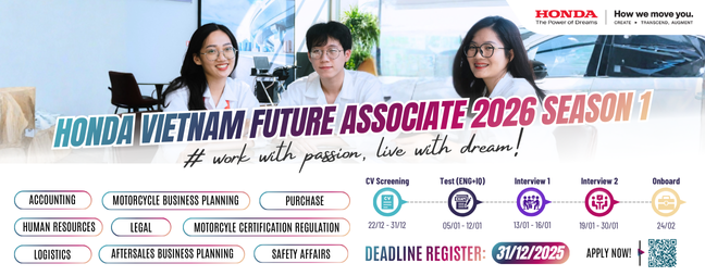 Honda Vietnam Future Associate Program 2026